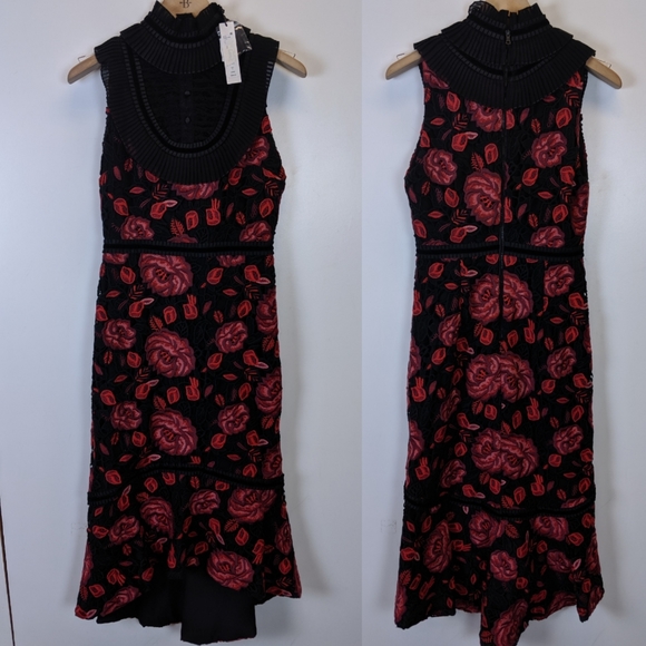 Alice + Olivia Evelina Ruffle Dress - Picture 3 of 6